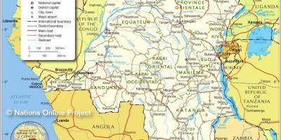 Harta e republikës demokratike të kongos